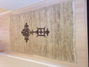 A customers rug from Ethiopia
