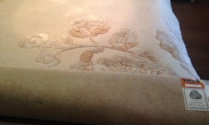 dye removed from rug