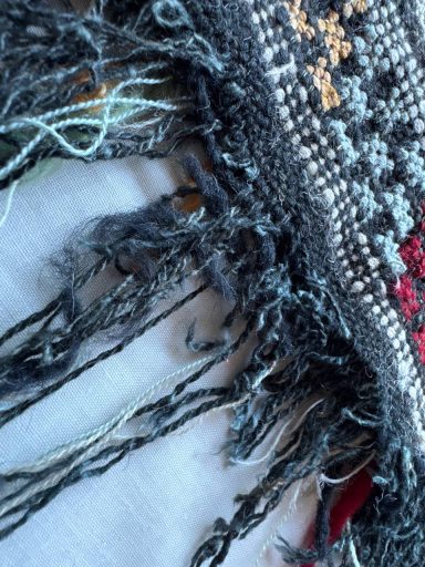 Frange-before-2 Rug Cleaning Process